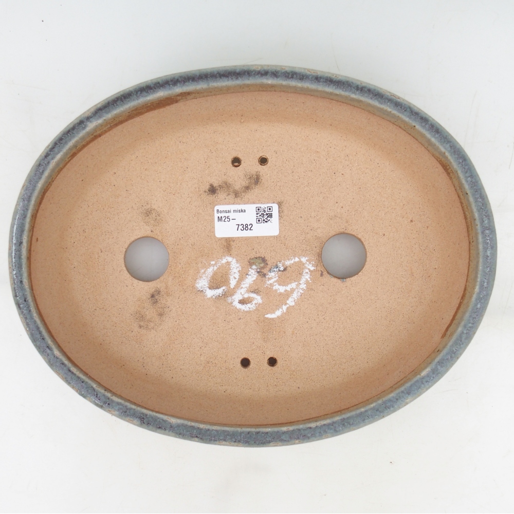 Bonsaischale 27 x 21 x 7,5 cm , Farbe blau