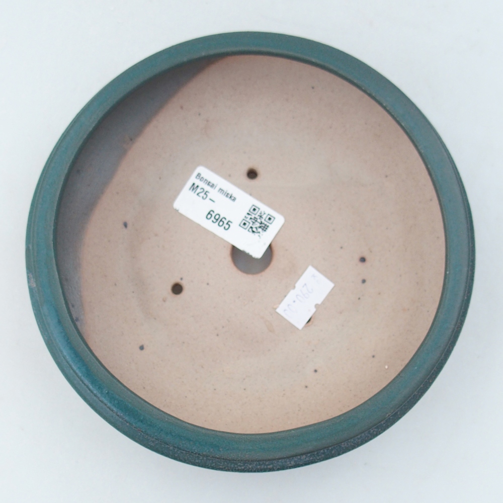 Bonsaischale aus Keramik 15 x 15 x 5 cm, Farbe blau