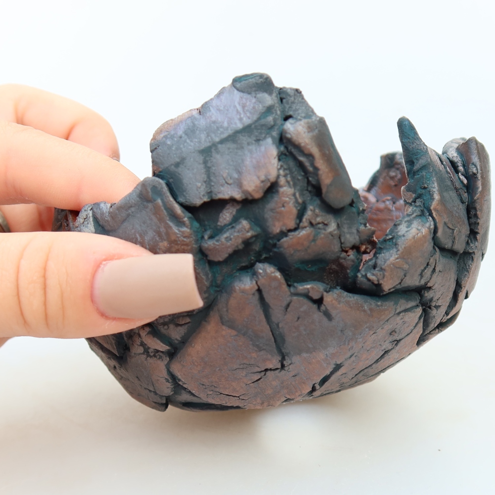 Keramikschale  10,5 x 10,5 x 7 cm, Farbe: grün