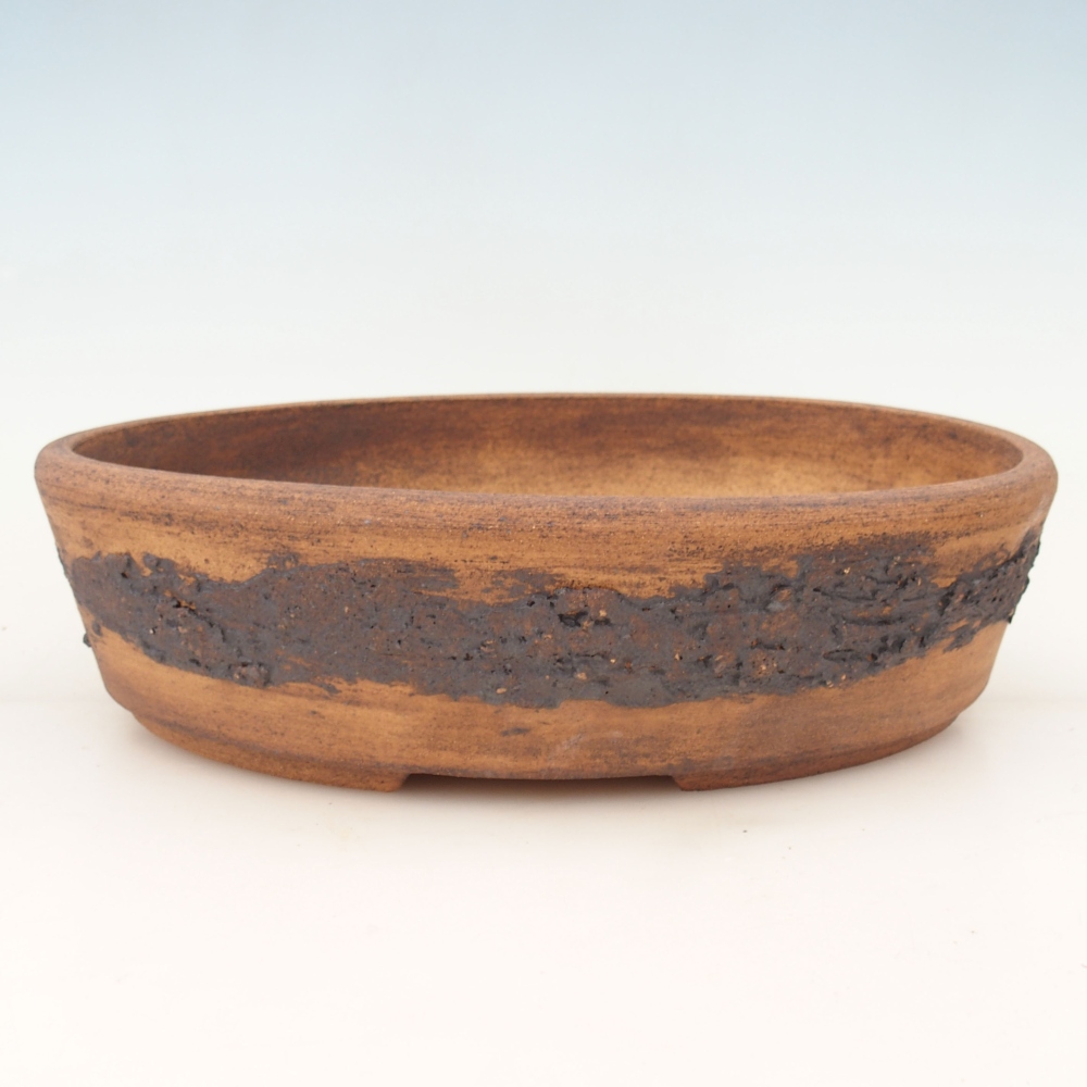 Bonsaischale 32 x 25 x 8 cm , Farbe braun