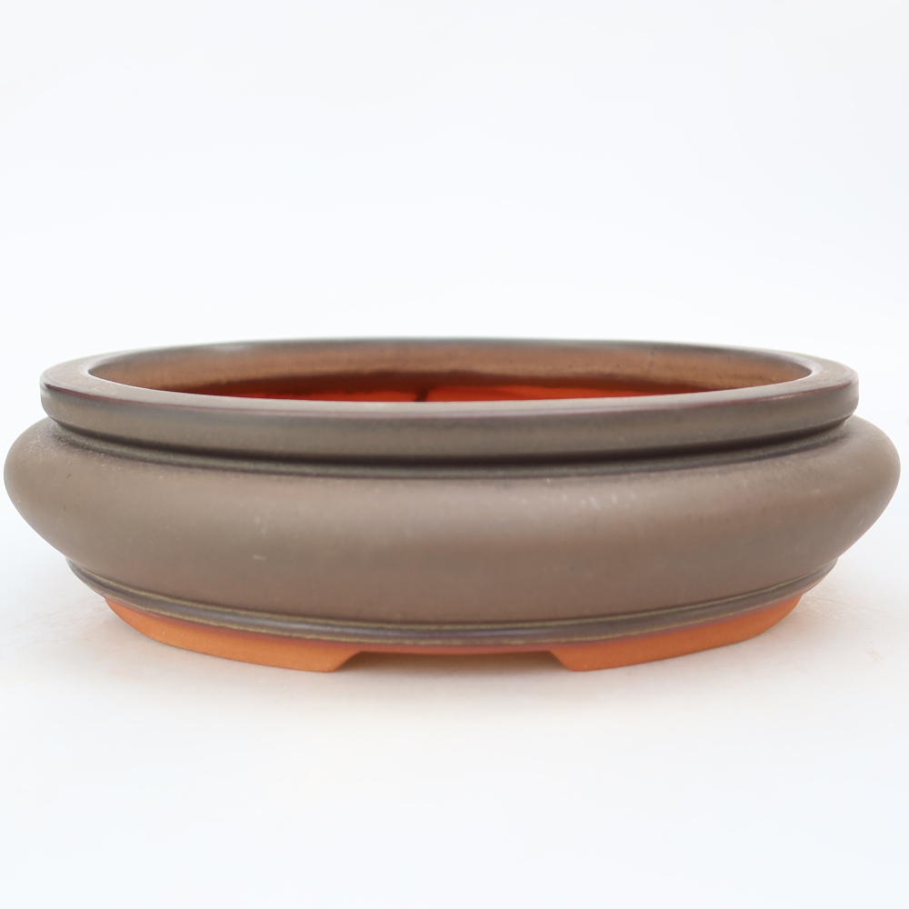 Keramikschale  23 x 23 x 7 cm, Farbe: braun