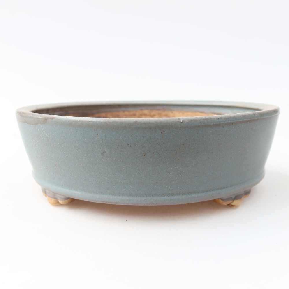Keramik-Bonsai-Schale 15,5 x 15,5 x 5 cm, Farbe: Blau