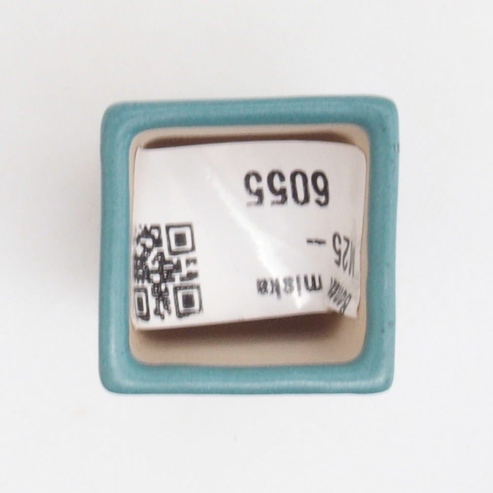 Keramik Bonsai Schale 3 x 3 x 5,5 cm, Farbe blau