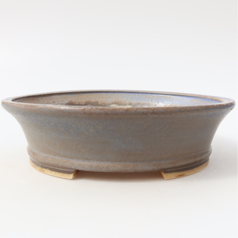 Keramik-Bonsai-Schale 17,5 x 16,5 x 5 cm, Farbe: Blau