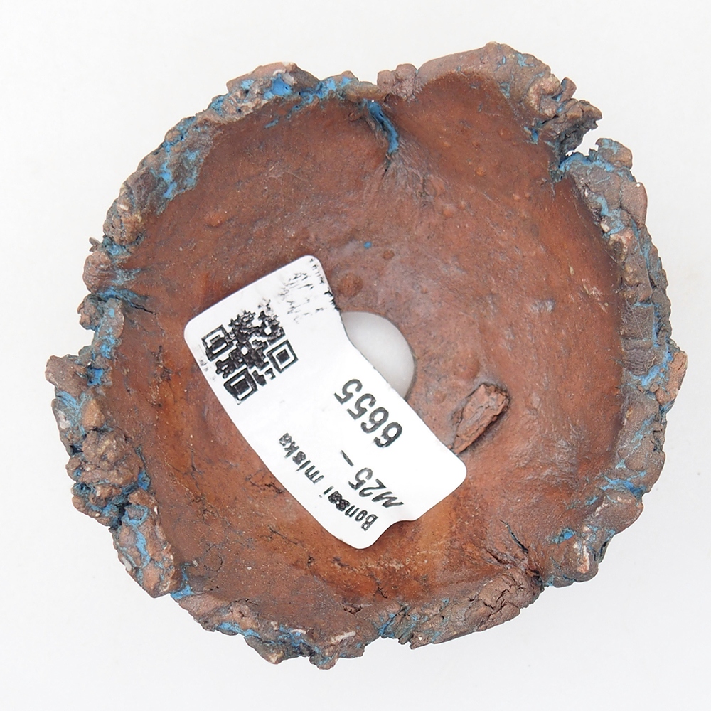 Keramikschale 7,5 x 7 x 3,5 cm , Farbe blau