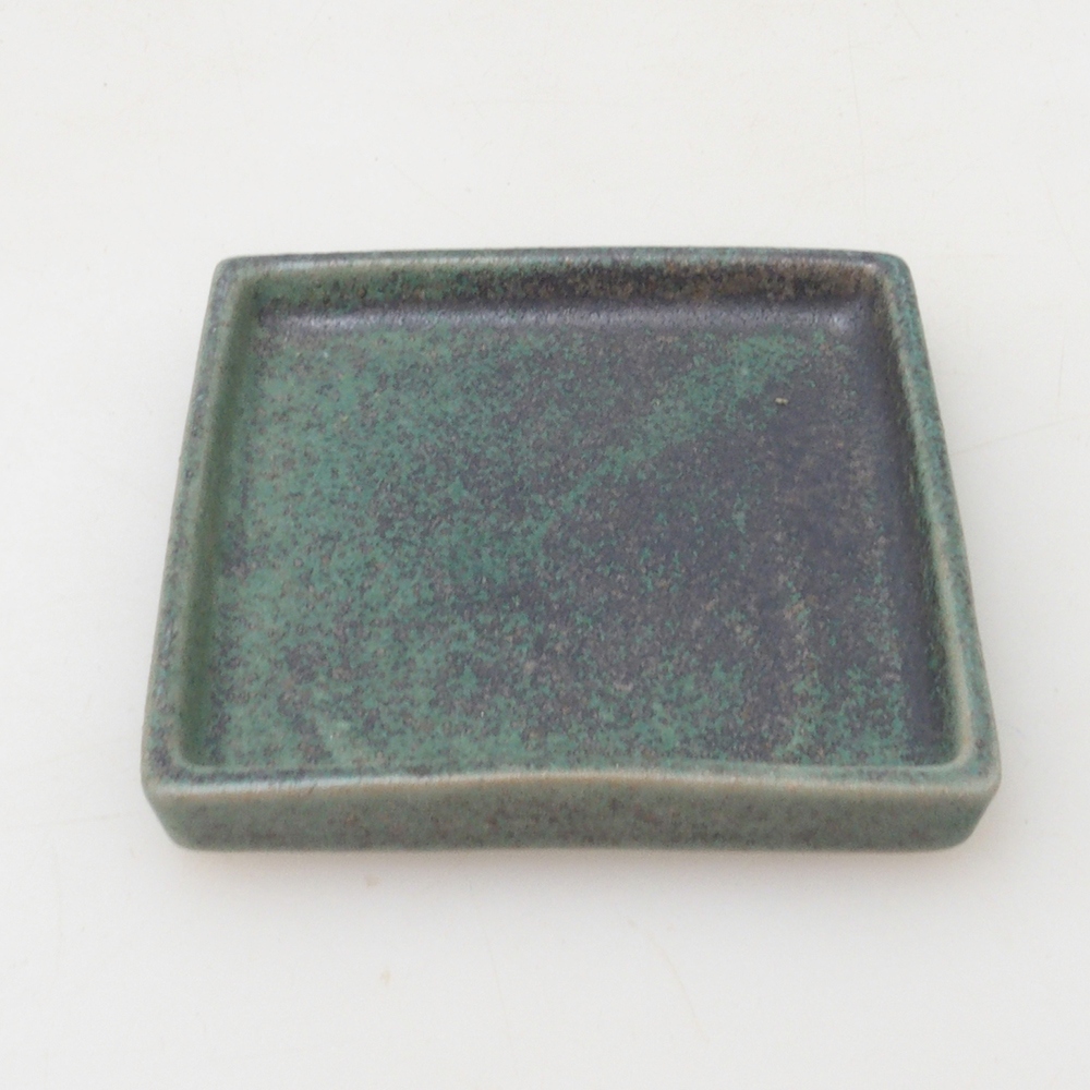 Bonsai-Schale quadratisch S – 8 x 8 x 1 cm – grün