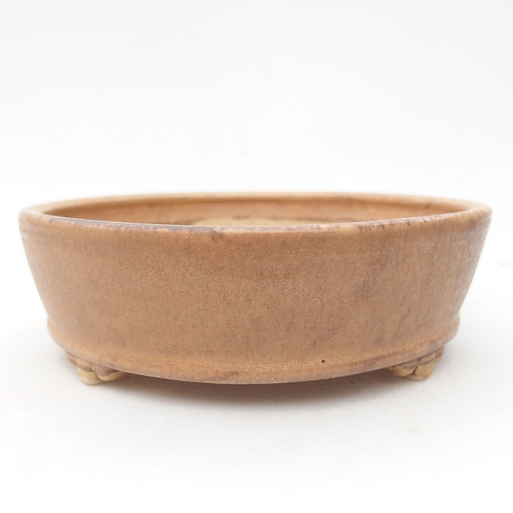 Keramik-Bonsaischale 15,5 x 15,5 x 4,5 cm, Farbe rosa
