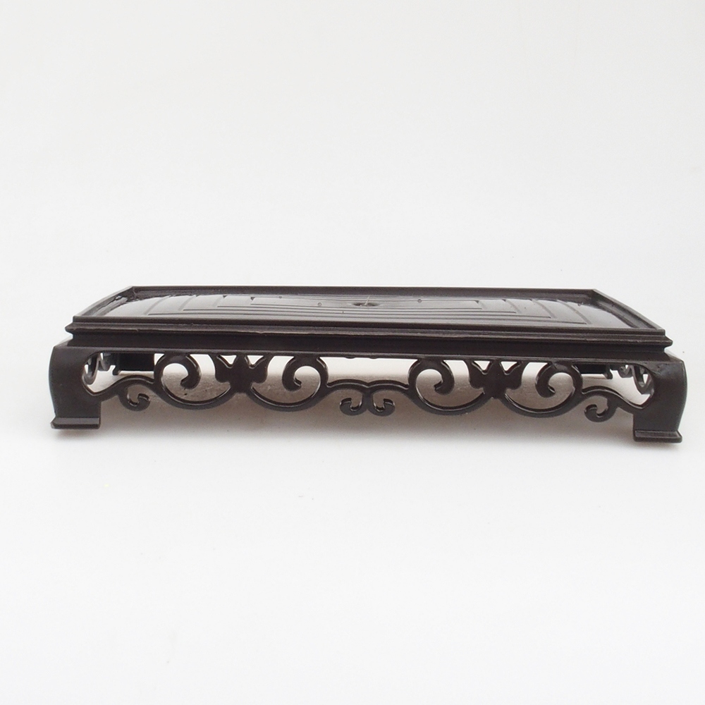 Bonsaitisch Kunststoff rechteckiger 22 x 14 x 4  cm, Farbe schwarz
