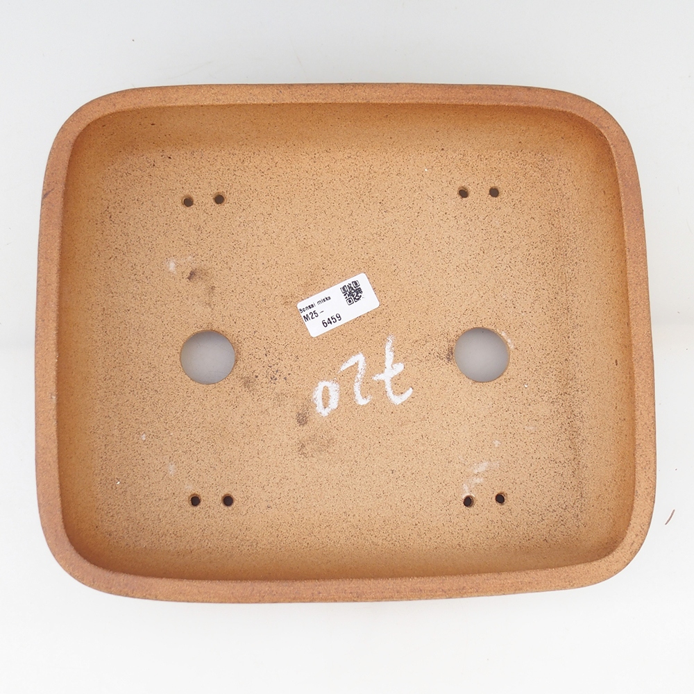 Bonsaischale 29 x 25 x 7 cm , Farbe braun