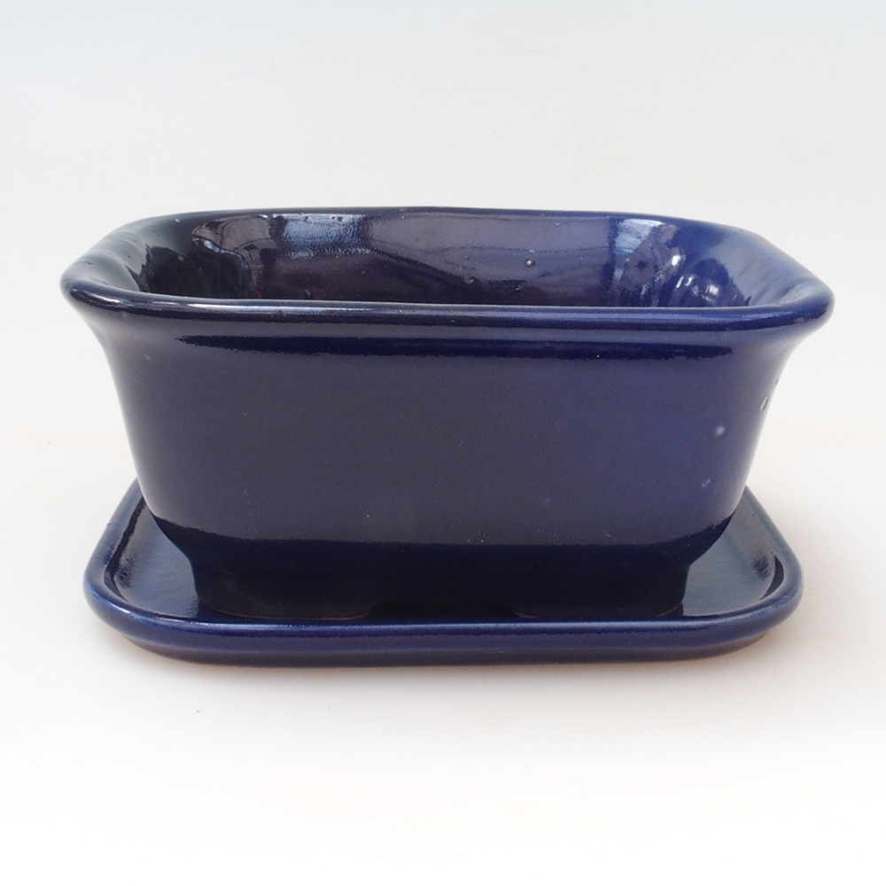Bonsai-Schale + Untertasse H01 – 12 x 9 x 5 cm