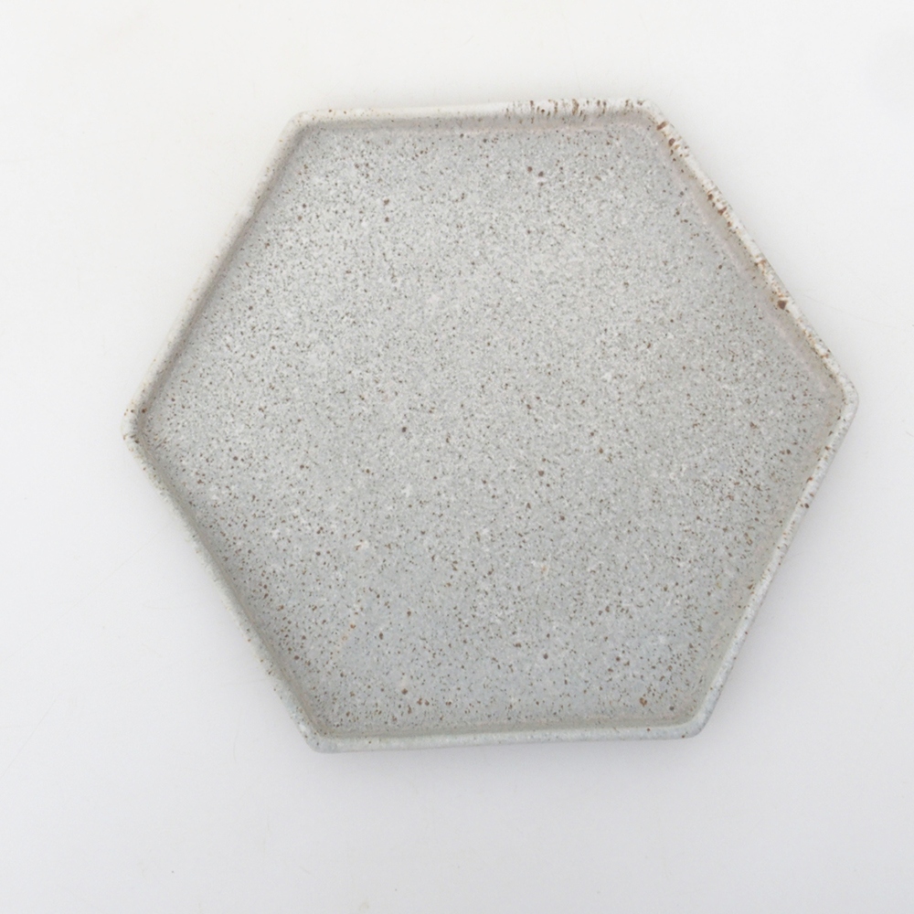Bonsai-Schale + Unterschale H53 – 19 x 21,5 x 7 cm. – beige