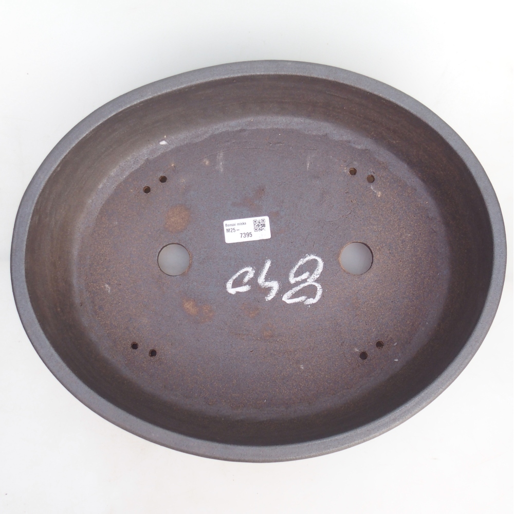 Bonsaischale 39 x 31,5 x 9,5 cm , Farbe braun