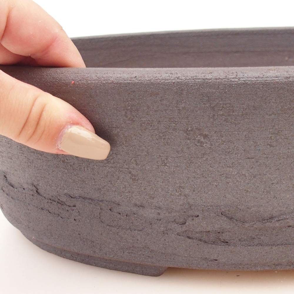 Bonsaischale 33 x 25,5 x 9,5 cm , Farbe braun