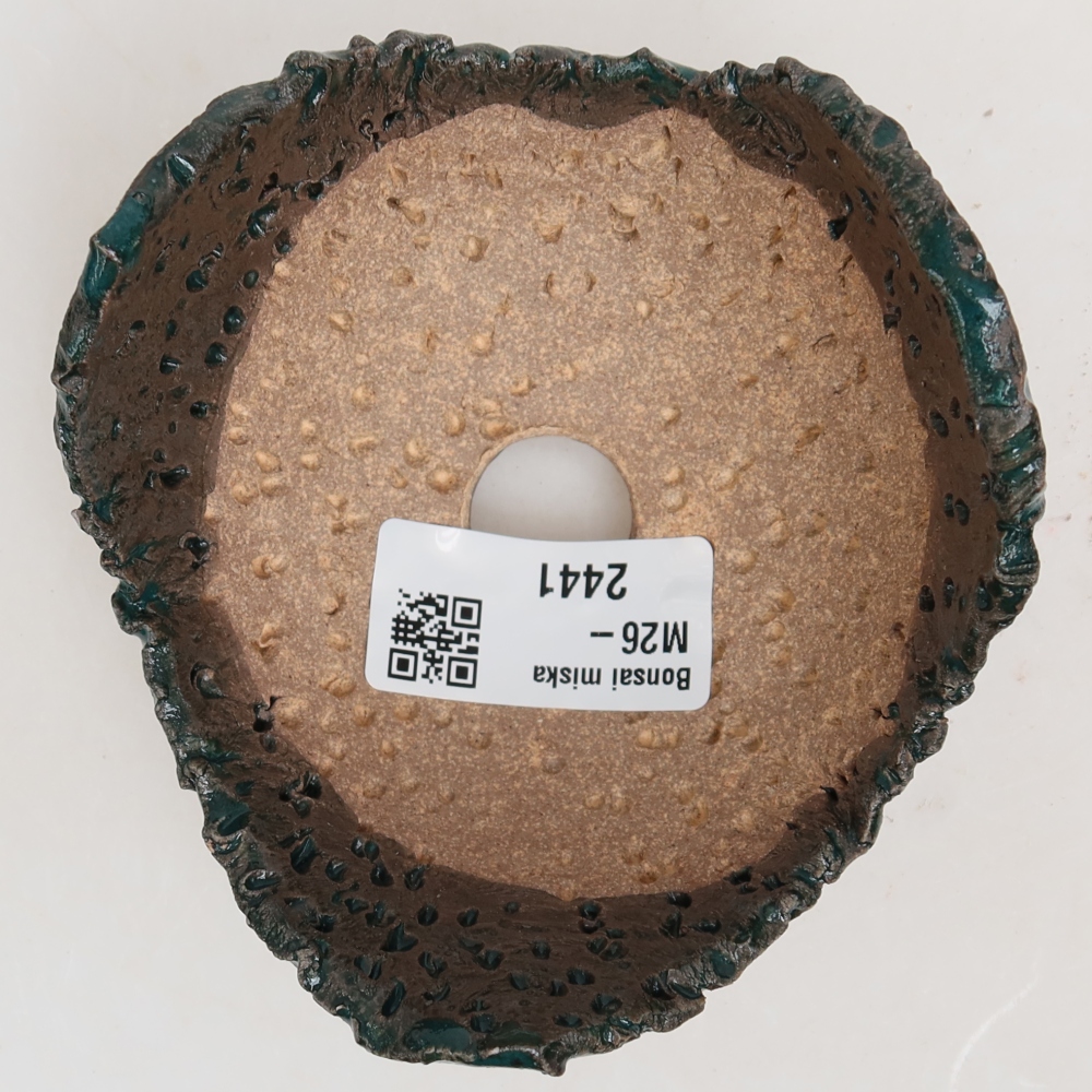 Keramikschale  10 x 9,5 x 6,5 cm, Farbe: grün