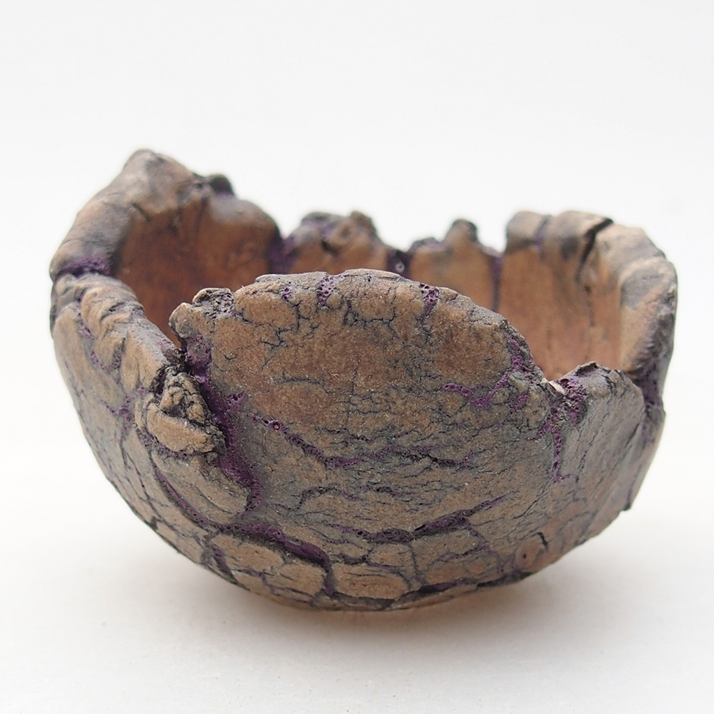 Keramikschale 5,5 x 5 x 4 cm , Farbe lila