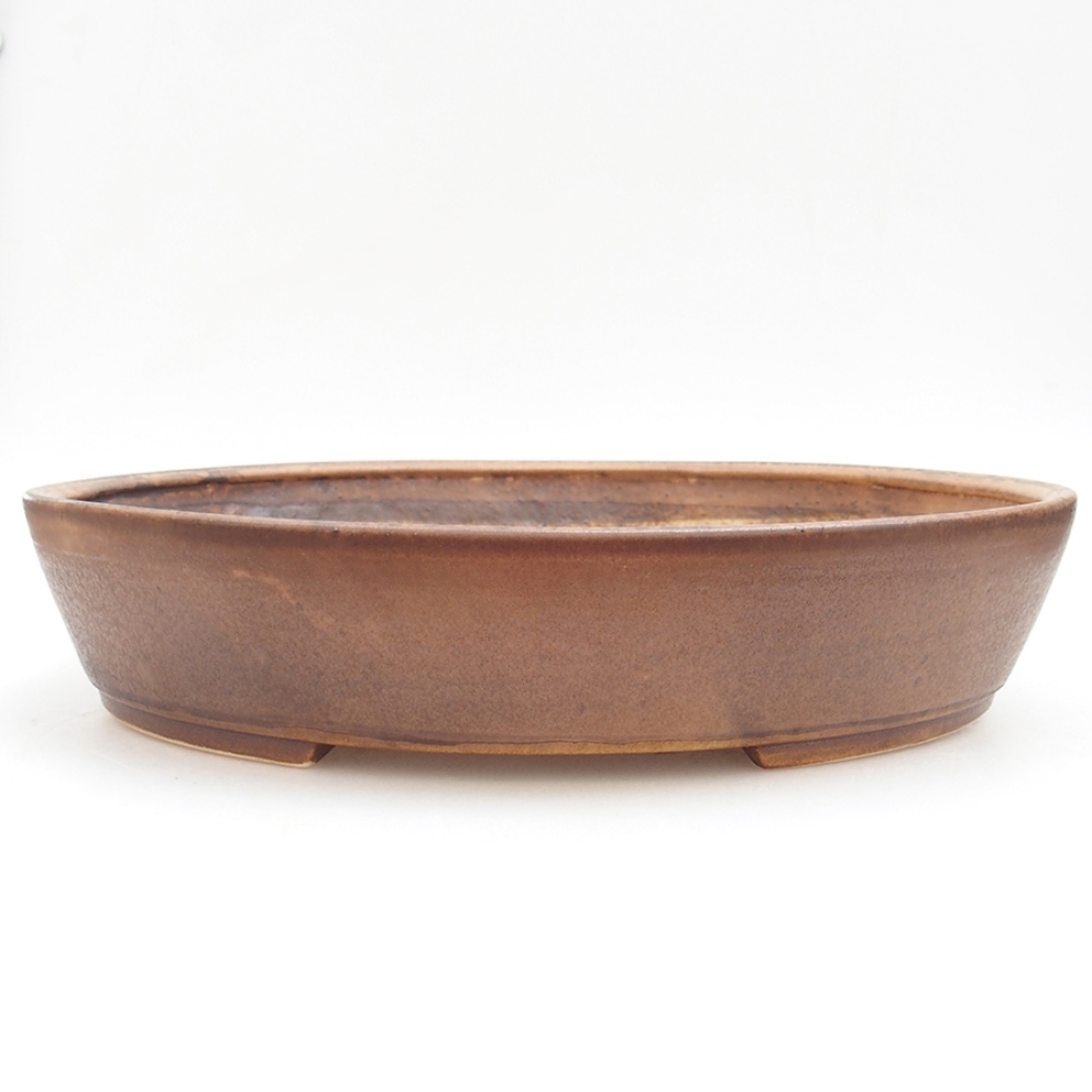 Keramik-Bonsaischale 32 x 28 x 6,5 cm, Farbe Rosa
