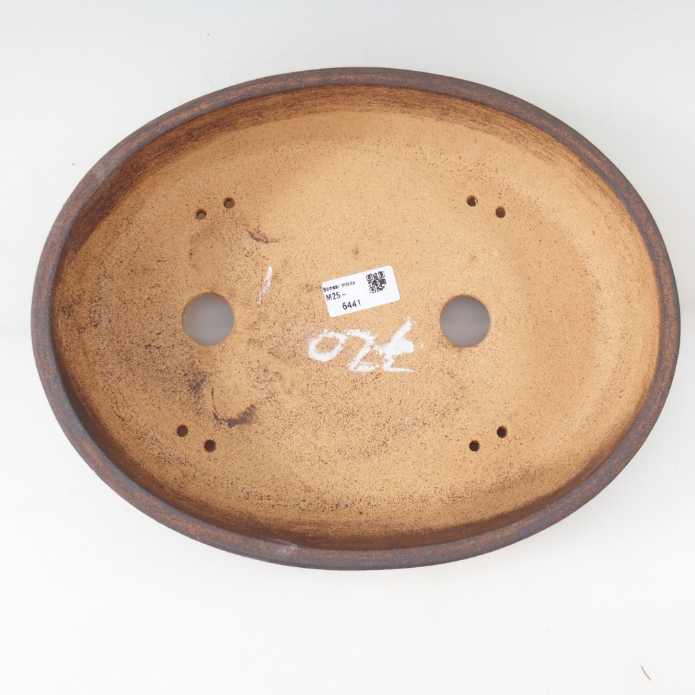 Bonsaischale 32,5 x 25,5 x 7 cm , Farbe braun