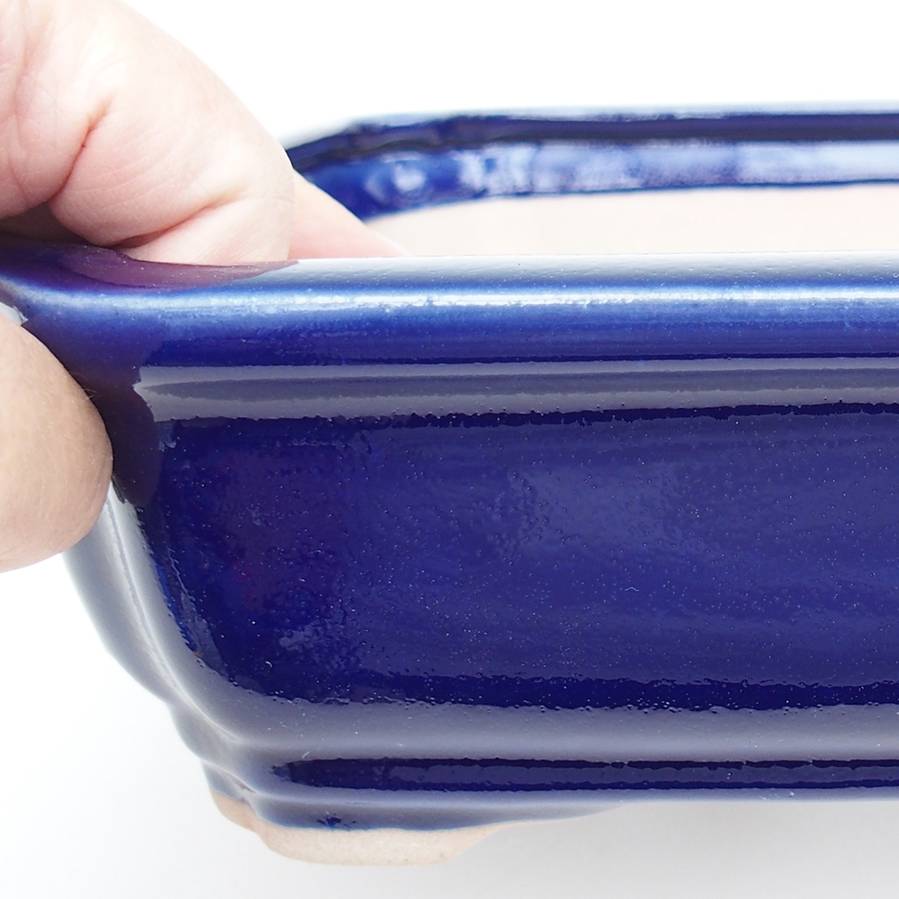 Bonsai-Schale H20 – 26,5 x 21,5 x 6,5 cm - blau