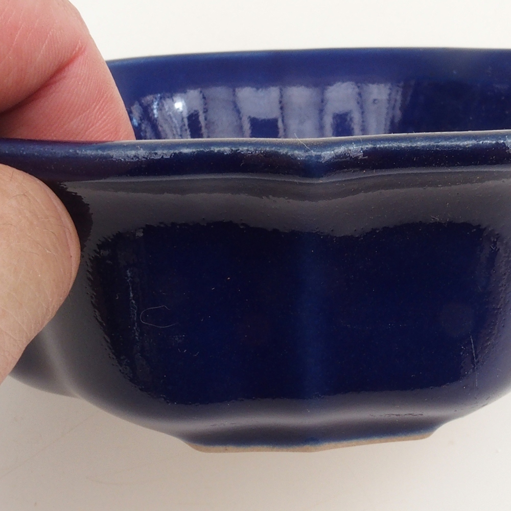 Bonsai-Schale H16 – 14,5 x 14,5 x 5 cm – blau