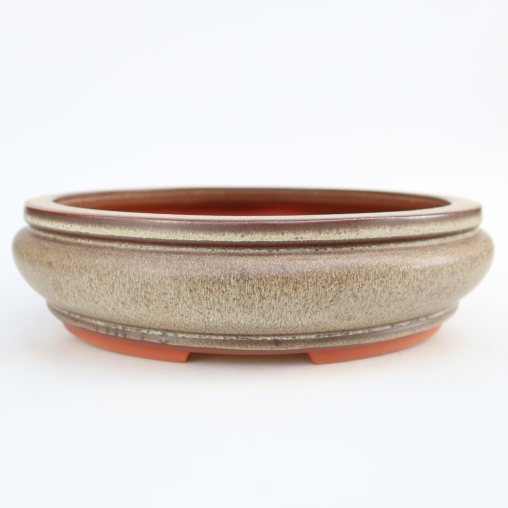Keramikschale  27 x 27 x 7,5 cm, Farbe: Braun