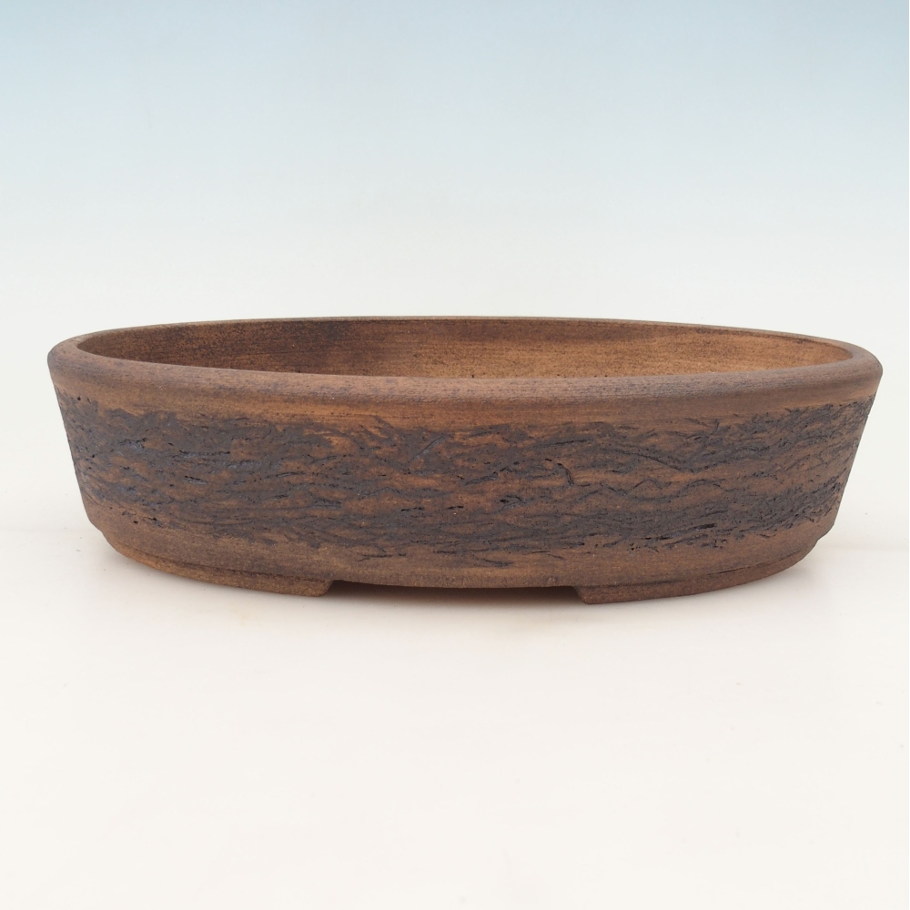 Bonsaischale 31,5 x 25 x 7,5 cm , Farbe braun