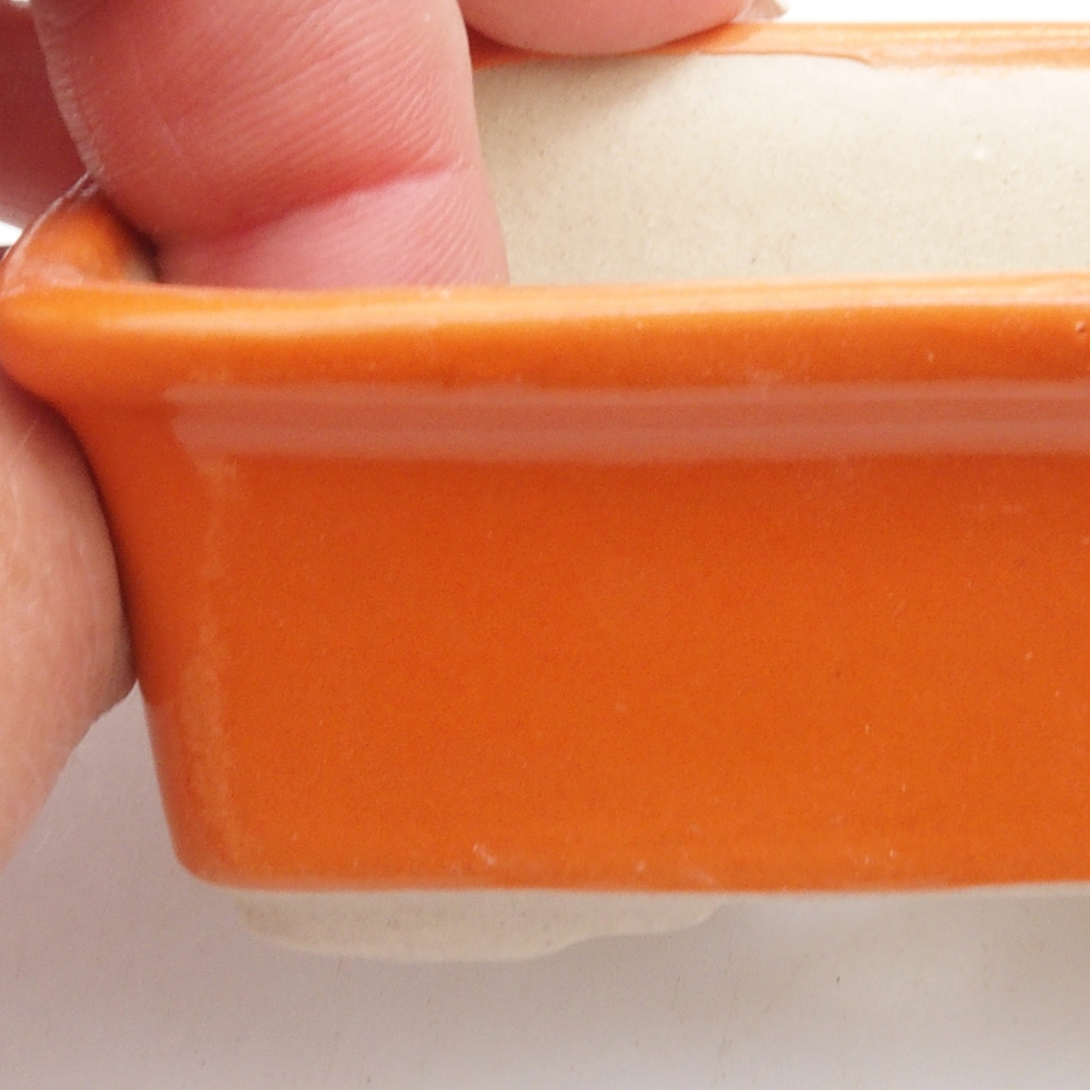 Mini aus Keramik, 8 x 6 x 3,5 cm, orange