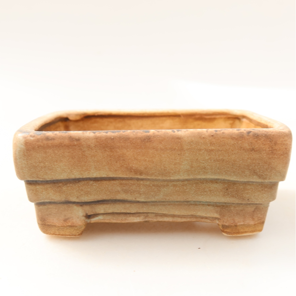 Bonsaischale aus Keramik 9,5 x 7,5 x 3,5 cm, grün
