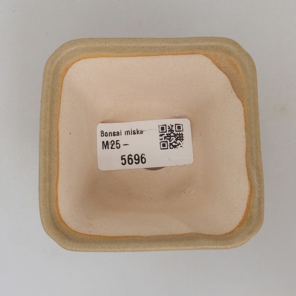 Mini-Bonsaischale 7,5 x 7,5 x 4,5  cm, Farbe braun
