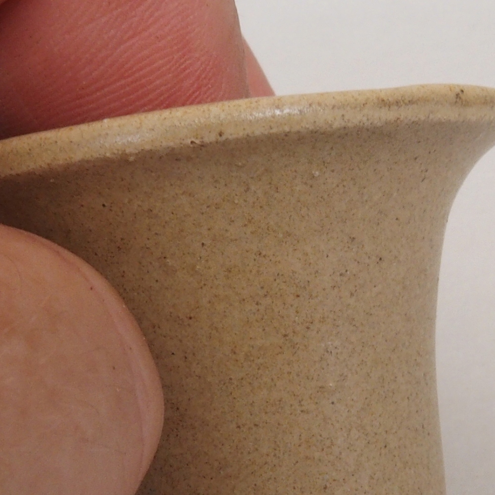 Mini-Bonsaischale 4 x 4 x 4  cm, Farbe braun