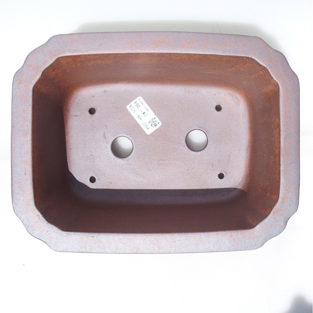 Schale 27,5 x 21 x 10 cm braun