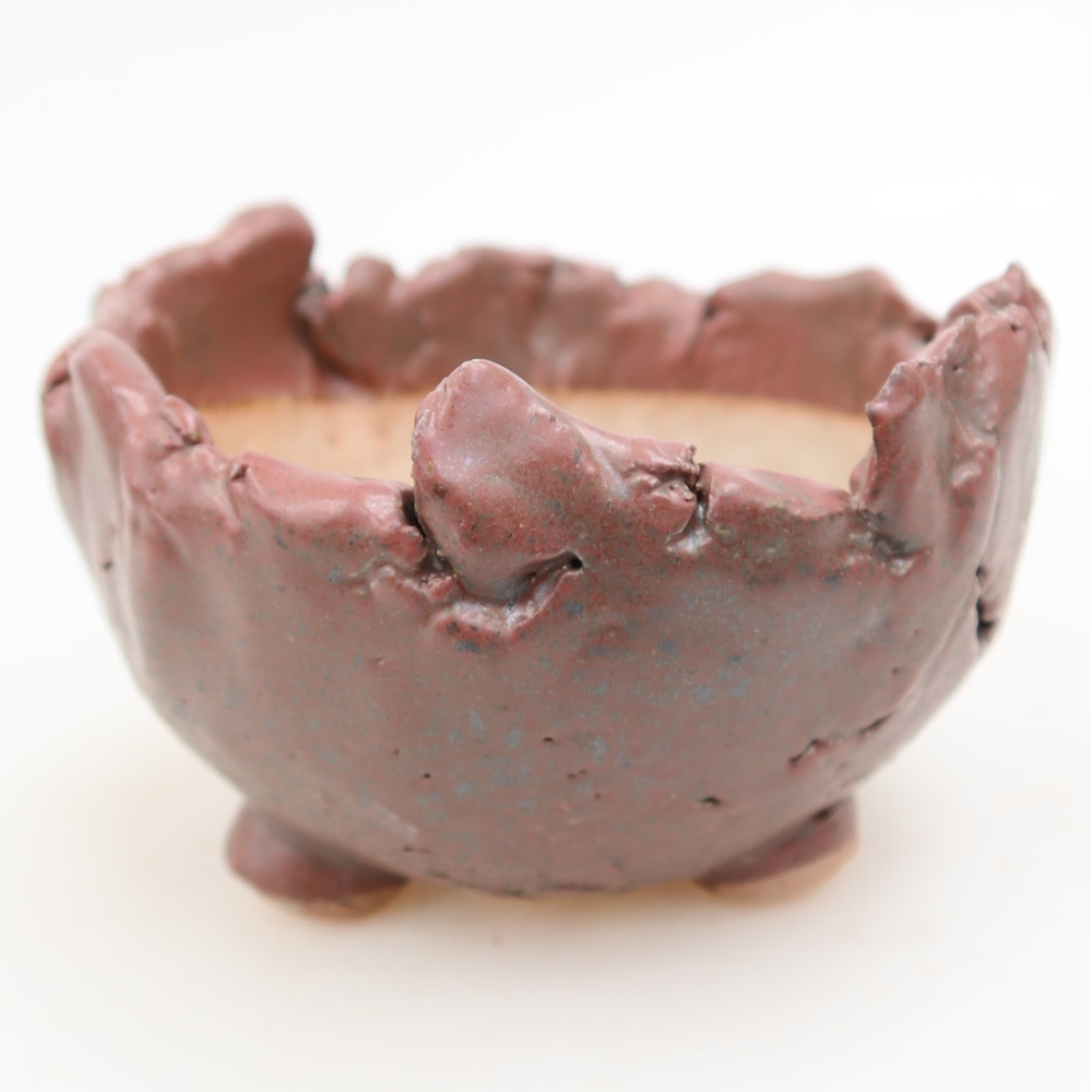 Keramikschale  10,5 x 10,5 x 6 cm, Farbe: Rosa