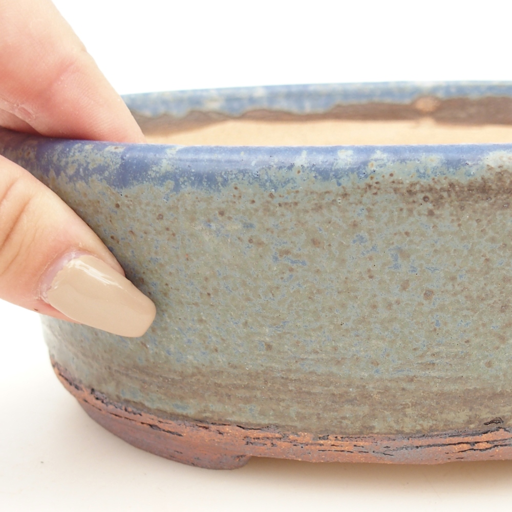 Bonsaischale 20 x 16 x 6,5 cm , Farbe blau