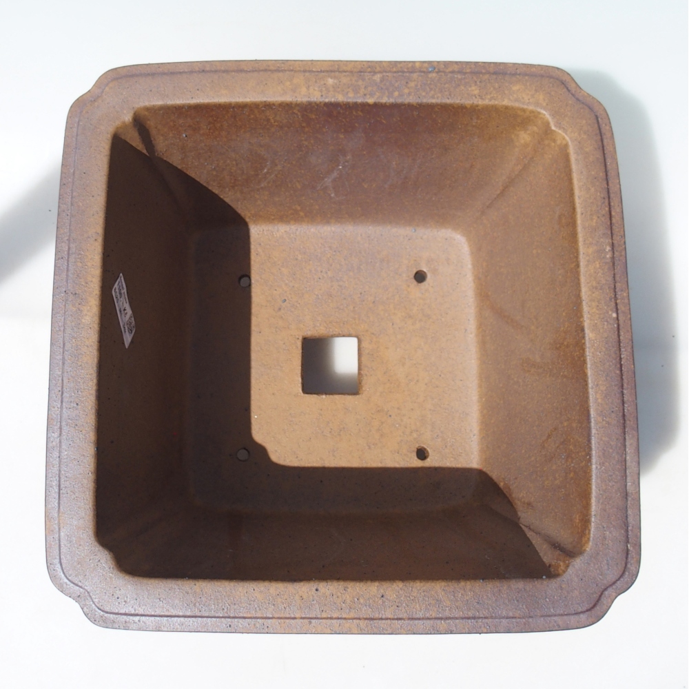Schale 31 x 31 x 19,5 cm braun
