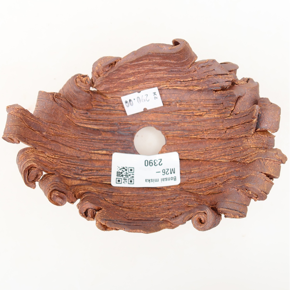Keramikschale  13,5 x 10,5 x 7 cm, Farbe: braun