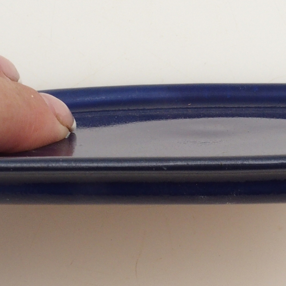 Keramikschale H11 – 11,5 x 9,5 x 1 cm – blau