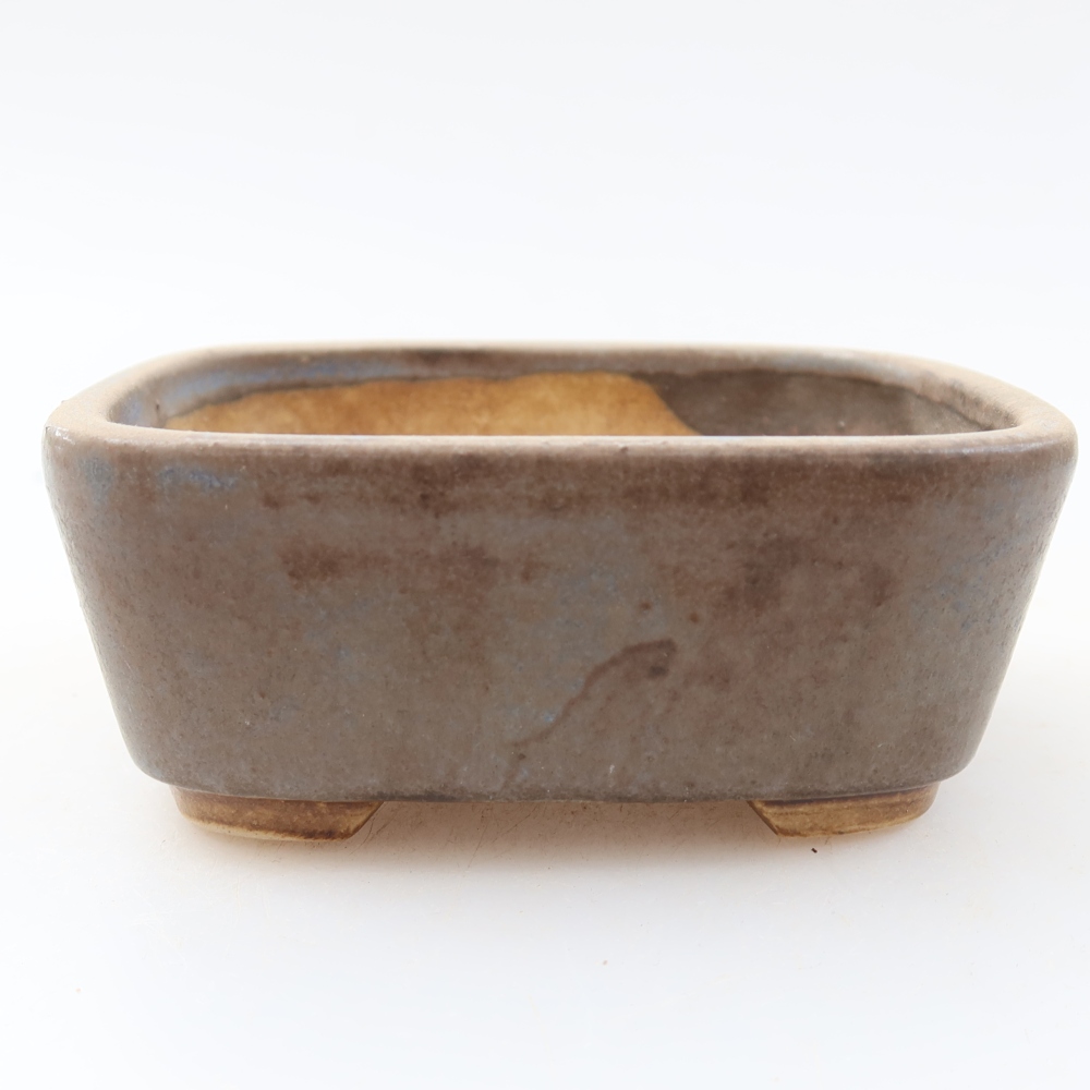 Keramik-Bonsai-Schale 10 x 8,5 x 4 cm, Farbe: blau