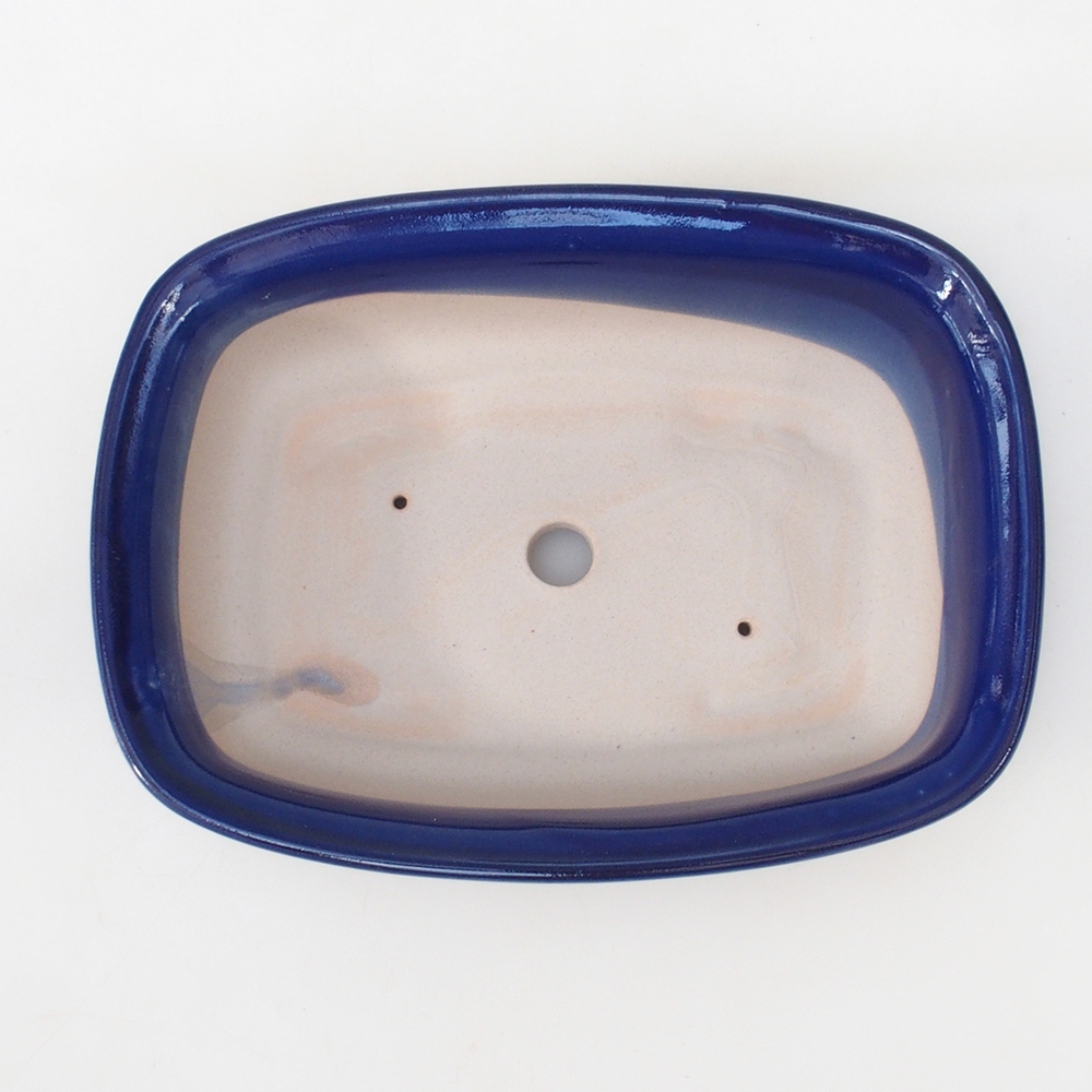 Bonsai-Schale H08 – 25 x 19,5 x 6 cm – blau