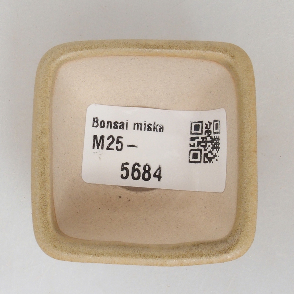 Mini-Bonsaischale 4,5 x 4,5 x 3  cm, Farbe braun
