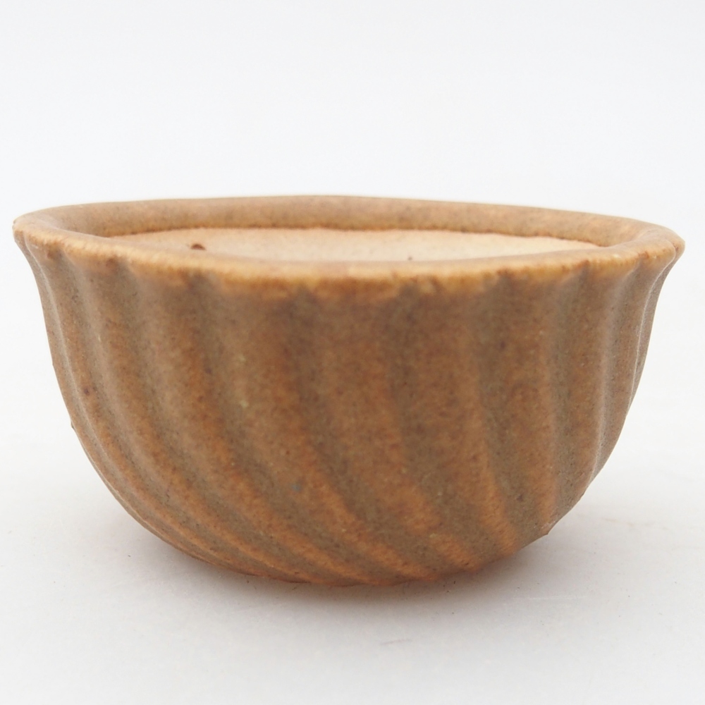 Mini-Bonsaischale 5,5 x 5,5 x 3 cm, braun