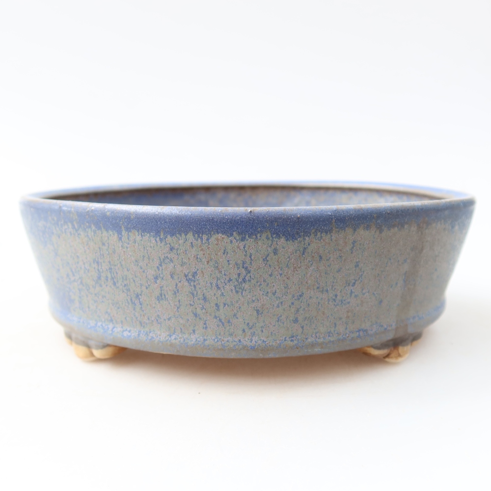 Keramik-Bonsai-Schale 15,5 x 15,5 x 5 cm, Farbe: Blau