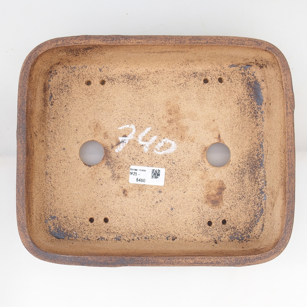 Bonsaischale 29 x 24 x 7 cm , Farbe braun