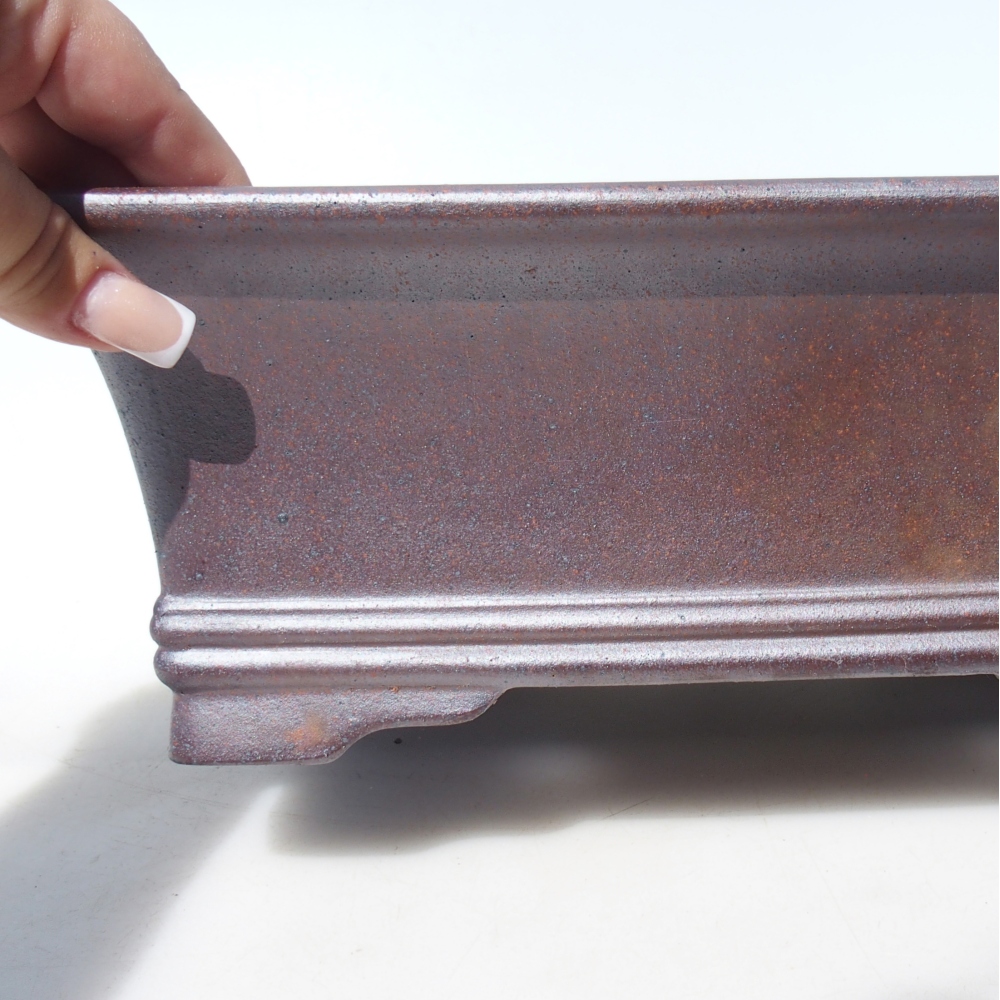 Schale 28,5 x 20 x 10 cm braun