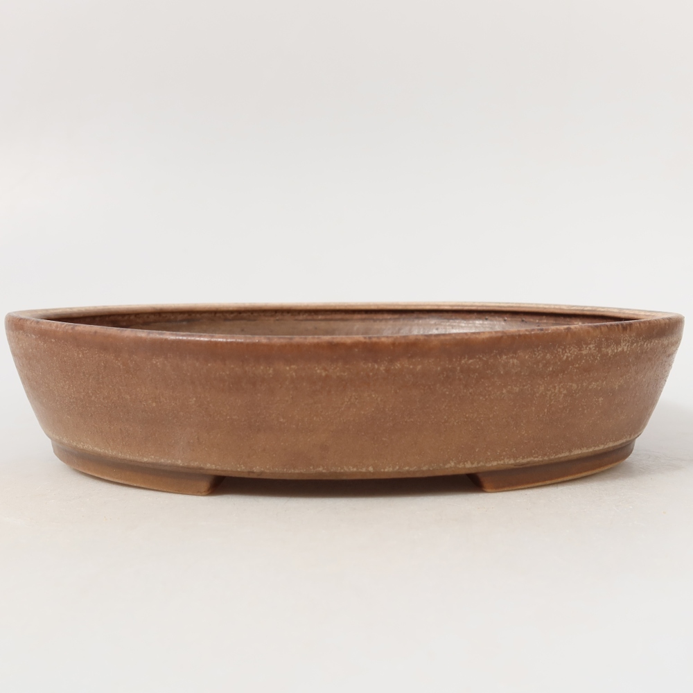 Bonsaischale aus Keramik 22,5 x 20 x 4,5 cm, rosa