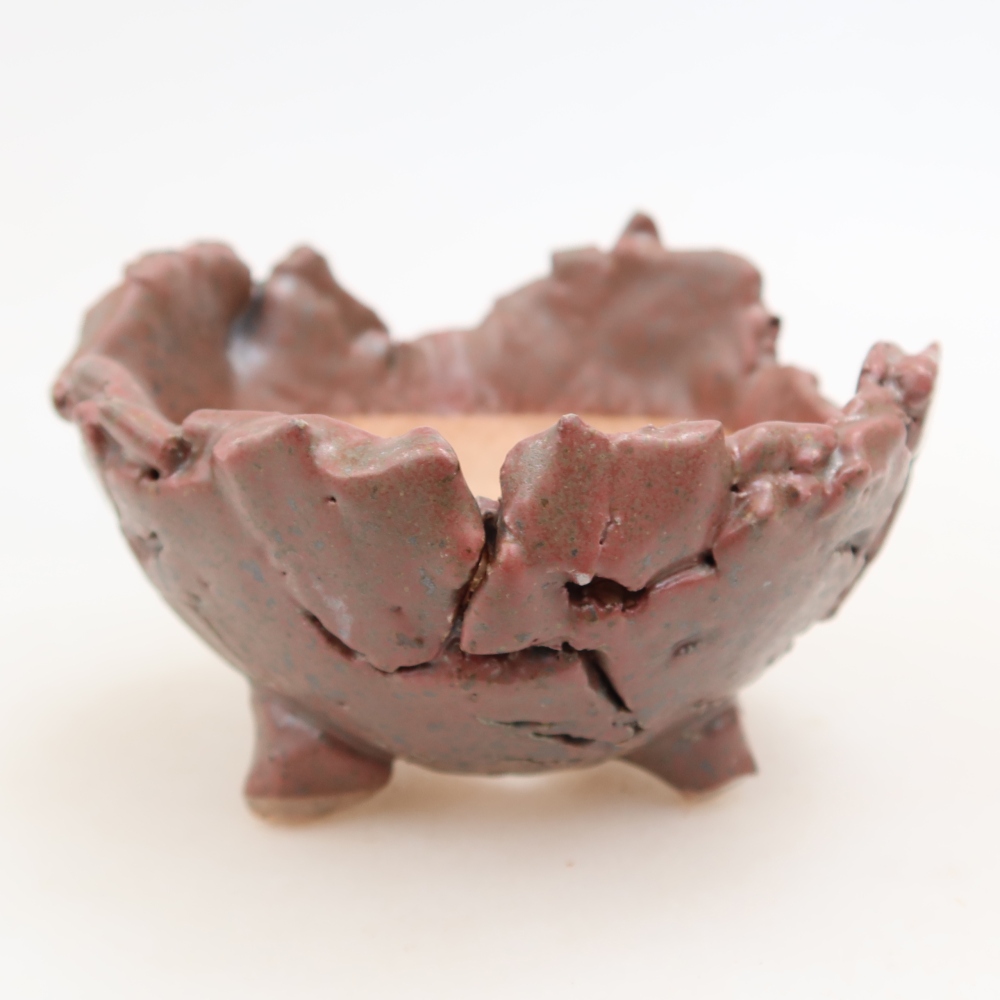 Keramikschale  10,5 x 10,5 x 7 cm, Farbe: Rosa