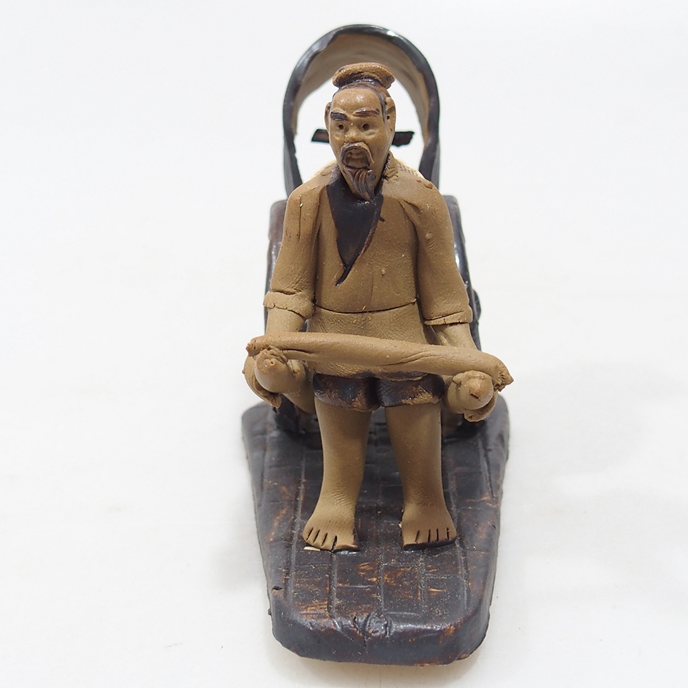 Keramik-Figur - Kutsche