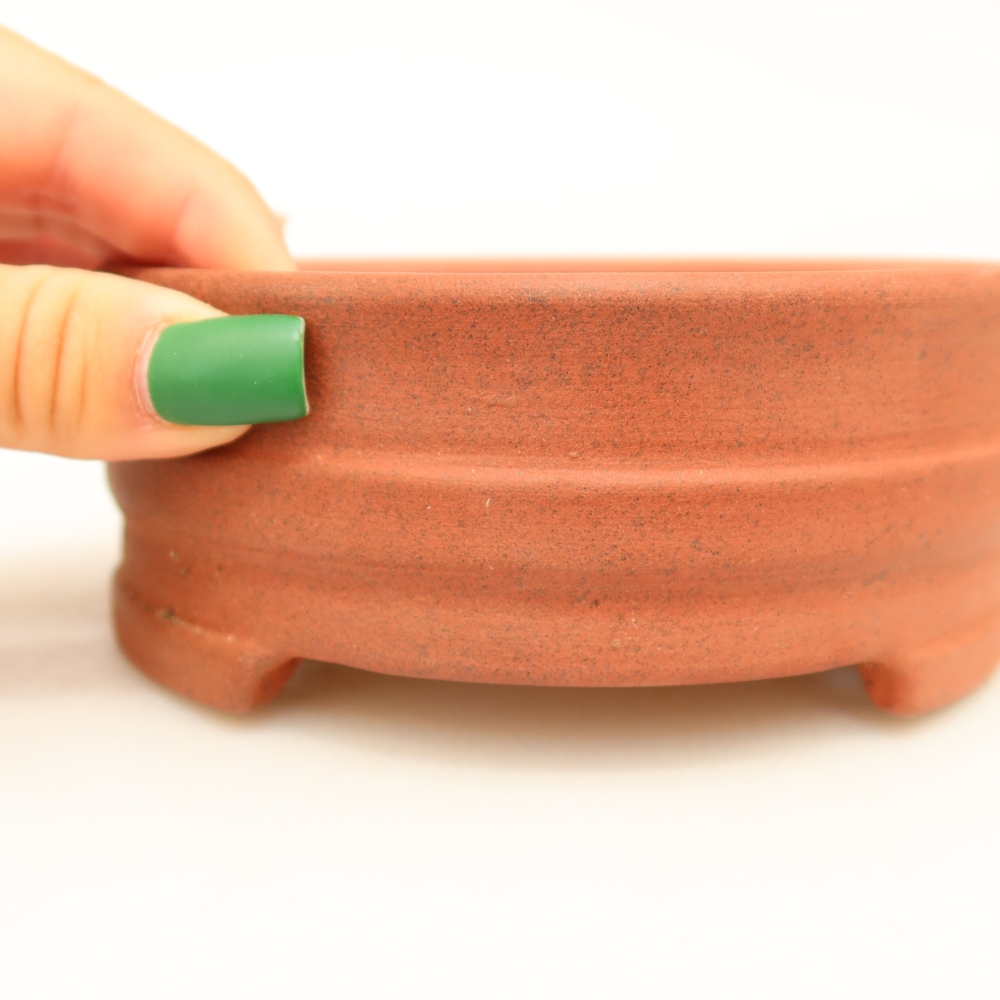 Keramikschale  13 x 13 x 5 cm, Farbe: Ziegelrot