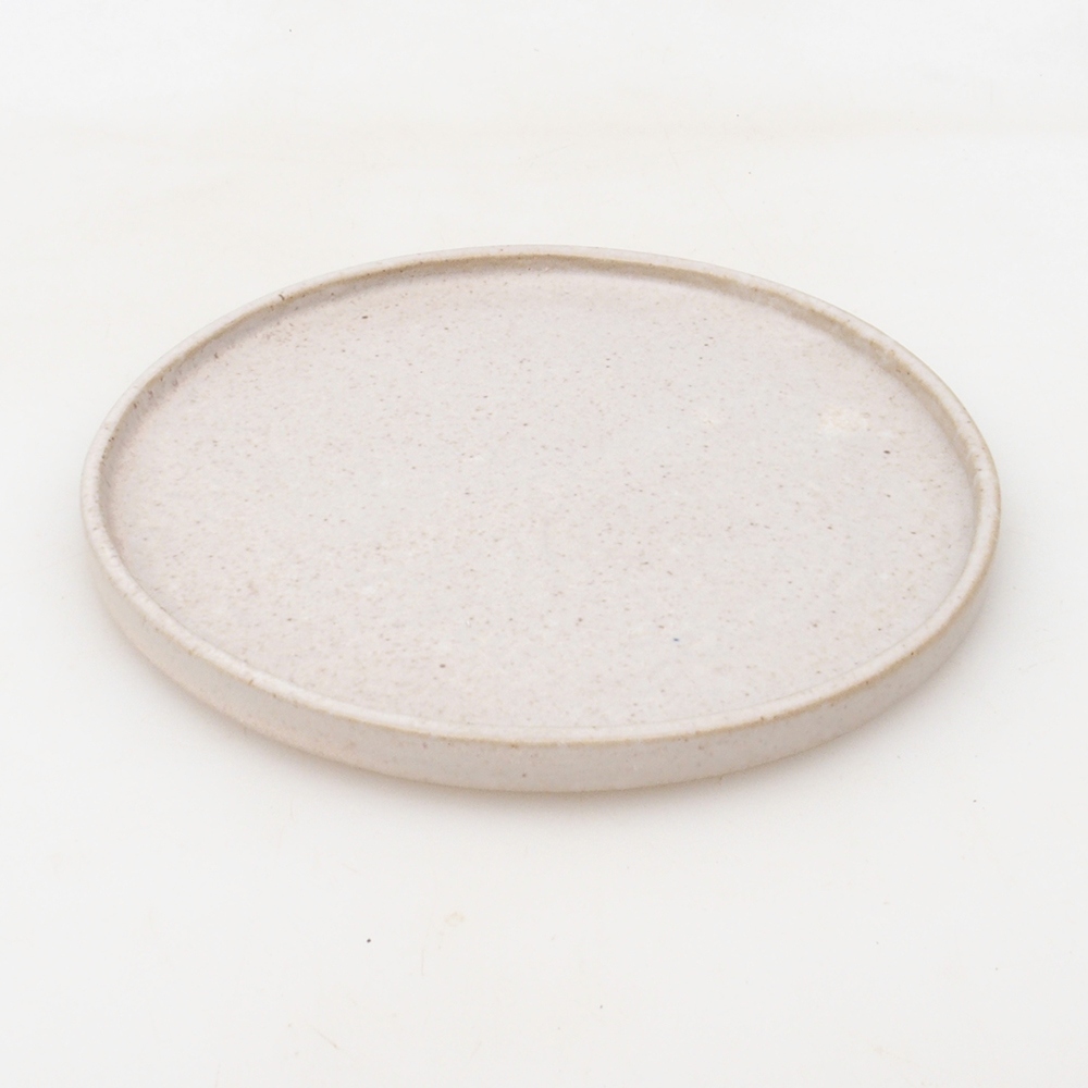 Bonsai-Schale rund D7-S – 16 × 16 × 1 cm – beige
