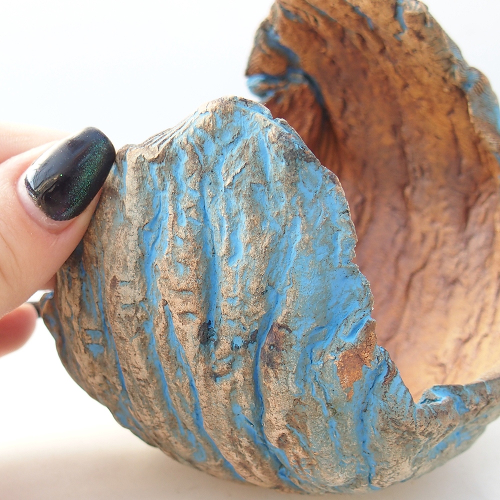 Keramikschale 10 x 8,5 x 10 cm , gelb