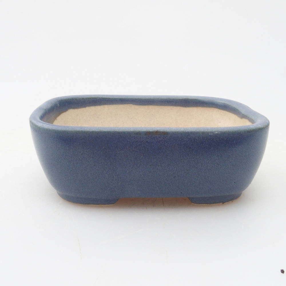 Mini-Bonsaischale 7 x 5,5 x 2 cm, Farbe blau