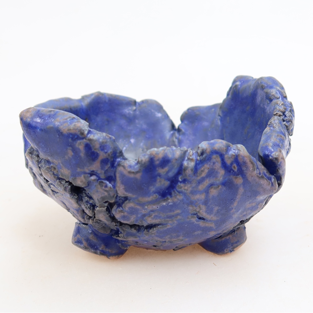 Keramikschale  10 x 9,5 x 5,5 cm, Farbe: Blau